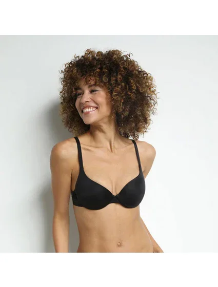 Dámská hladká vyztužená podprsenka model 15436146 PADDED BRA  černá - DIM