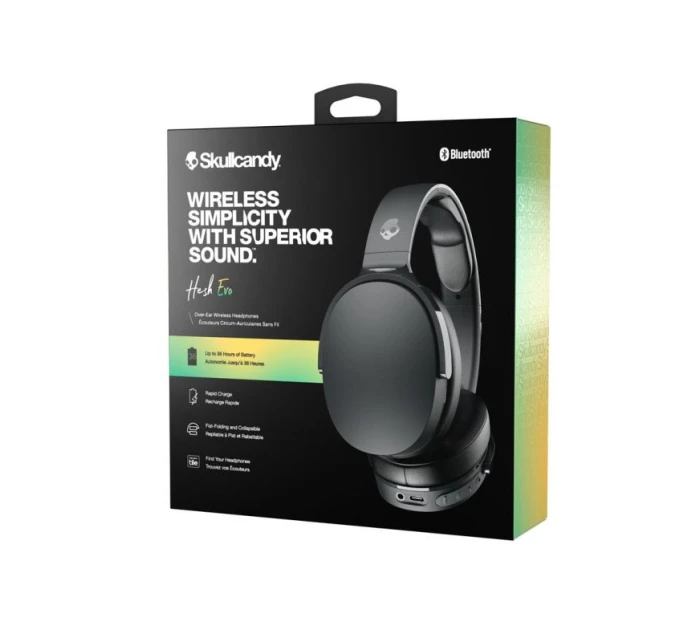 Evo Bezdrátová sluchátka do uší Black model 21873227