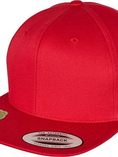 6 panelová Snapback bio kšiltovka red model 22482441 - Flexfit