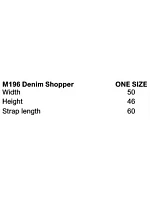 Nákupná taška Mantis M 196 Denim 70.0196, denimová modrá Nákupná taška Mantis M 196 Denim 70.0196, denimová modrá