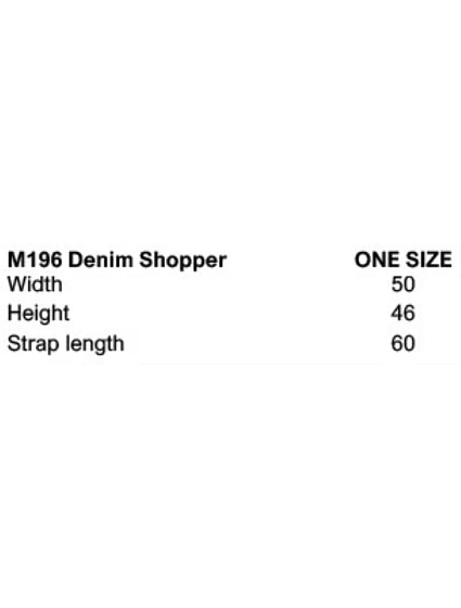 M 196 Denim nákupní taška model 22514902 denim blue - Mantis
