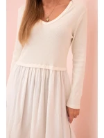 Dlhé šaty bez ramienok slivka