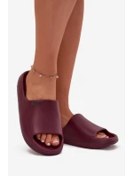 Lehké Dámské Pantofle Big Star model 21706429 Bordó - Big Star Shoes