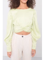Bluzka 15578 limonkowy Bluzka 15578 limonkowy