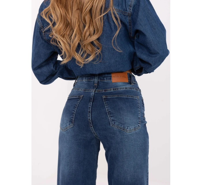 Nohavice D85083BI62544D295 tmavomodré Nohavice D85083BI62544D295 tmavomodré