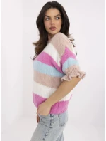 Jumper MI SW 1903.94 bielo-ružový