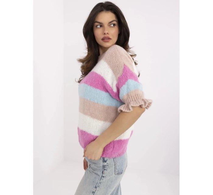 Jumper MI SW 1903.94 bielo-ružový