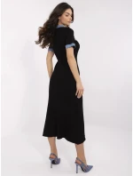 Šaty NM SK model 21003912 černé - FPrice Šaty NM SK model 21003912 černé - FPrice