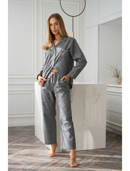 Pyžamo Coco model 21751038 Grey L&L - L&amp;L