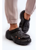 Dámske penové papuče na pevnej podrážke čierne Witima Dámske penové papuče na pevnej podrážke čierne Witima