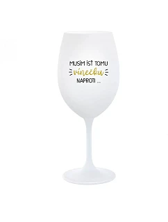 Musím si dať toto víno... - pohár na biele víno 350 ml