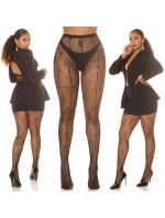 Dámské síťované punčocháče černé model 20965282 - In-style Fashion Dámské síťované punčocháče černé model 20965282 - In-style Fashion