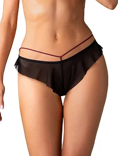 Dámské kalhotky Parisel Panties černé - Obsessive