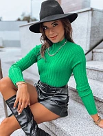 Dámsky sveter s rolákom OASIS green FashionStreet MY2248
