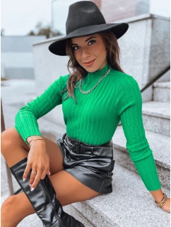 Dámsky sveter s rolákom OASIS green FashionStreet MY2248