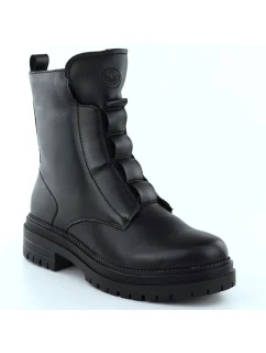 Dámské černé kožené boty model 21905958 - Rieker