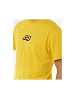 Pánské tričko RIP CURL Medina Inner Vision Spray Tee, žluté Pánské tričko RIP CURL Medina Inner Vision Spray Tee, žluté