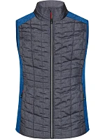 JN Dámská pletená hybridní vesta 02.0 royal melange/anthracite melange model 22489252 - Daiber