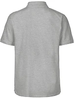 O Pánské piqué polo z bio bavlny sport grey model 22503660 - Neutral O Pánské piqué polo z bio bavlny sport grey model 22503660 - Neutral