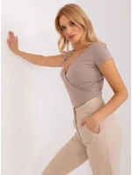 Tričko RV TS 5636.18 tmavá lila Tričko RV TS 5636.18 tmavá lila