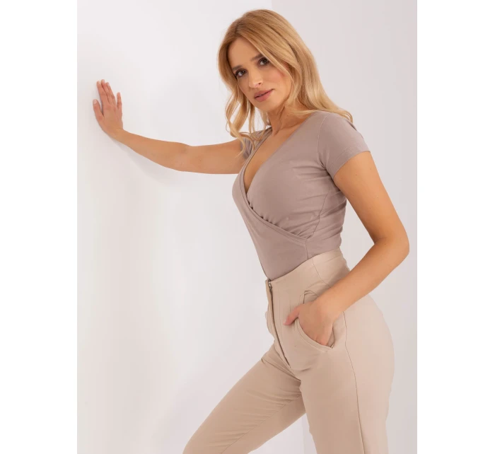 Tričko RV TS 5636.18 tmavá lila Tričko RV TS 5636.18 tmavá lila