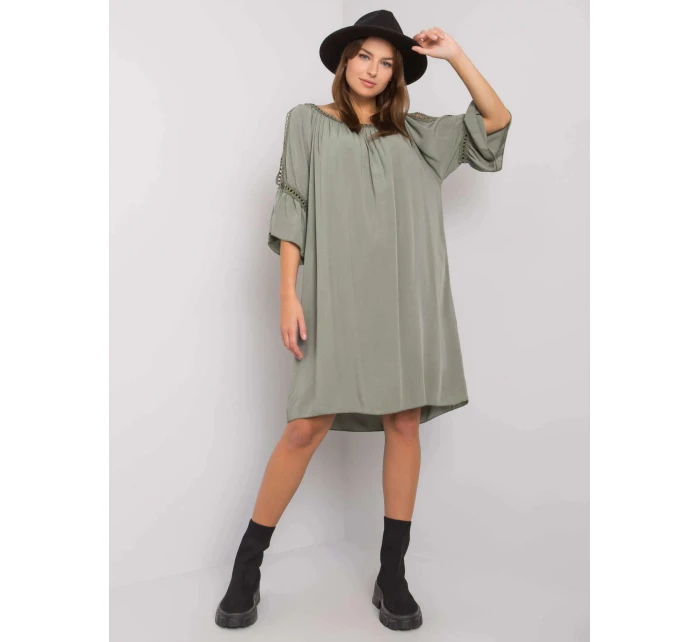 Šaty TW SK BI model 21069656 khaki - FPrice Šaty TW SK BI model 21069656 khaki - FPrice