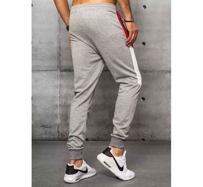 Pánské světle šedé teplákové kalhoty Dstreet model 21963051 - FashionStreet