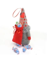 Dekoratívne marshmallow s darčekovým vrecúškom 20CM sivé detské Dekoratívne marshmallow s darčekovým vrecúškom 20CM sivé detské