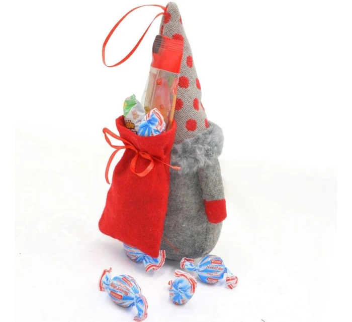 Dekoratívne marshmallow s darčekovým vrecúškom 20CM sivé detské Dekoratívne marshmallow s darčekovým vrecúškom 20CM sivé detské