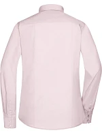JN 677 Popelínová halenka s dlouhým rukávem model 22436629 light pink - Daiber JN 677 Popelínová halenka s dlouhým rukávem model 22436629 light pink - Daiber