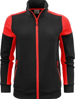 Printer Prime Sweater Full Zip Women Dámska mikina 61.2062 čierna/červená