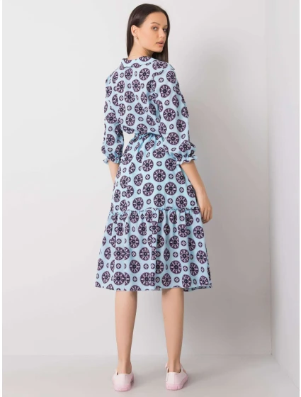 Šaty LK SK model 17517473 světle modrá - FPrice Šaty LK SK model 17517473 světle modrá - FPrice