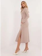 Šaty LK SK 509792.21P béžové Šaty LK SK 509792.21P béžové