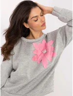 Mikina MI BL M6098.05P sivá Mikina MI BL M6098.05P sivá