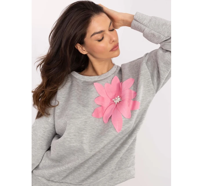 Mikina MI BL M6098.05P sivá Mikina MI BL M6098.05P sivá