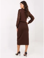 Spódnica PM SD model 21787914 brązowy - FPrice