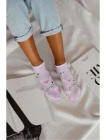 Dámske členkové ponožky Dalmatin - fialové