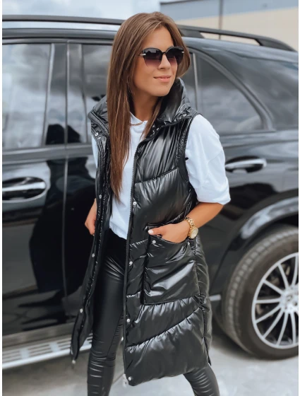 Dámska prešívaná vesta MARIEL čierna FashionStreet TY3017 Dámska prešívaná vesta MARIEL čierna FashionStreet TY3017