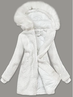 KURTKA DAMSKA Z KAPTUREM BIAŁA model 21242716 - Z-DESIGN