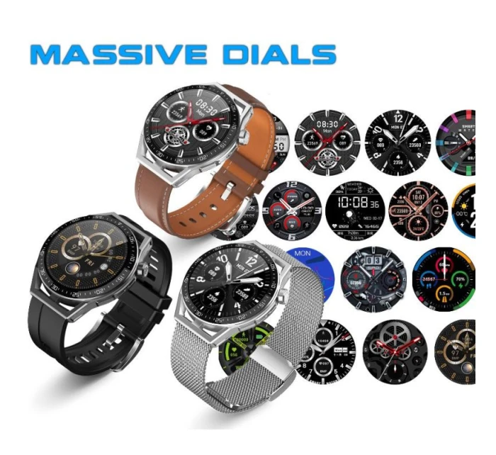 Černý silikonový řemínek + černý kožený řemínek model 21804953 - RUBICON