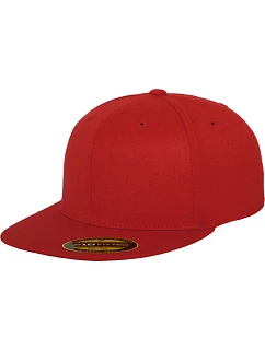 6 panelová kšiltovka Premium 210 Fitted red model 22482494 - Flexfit