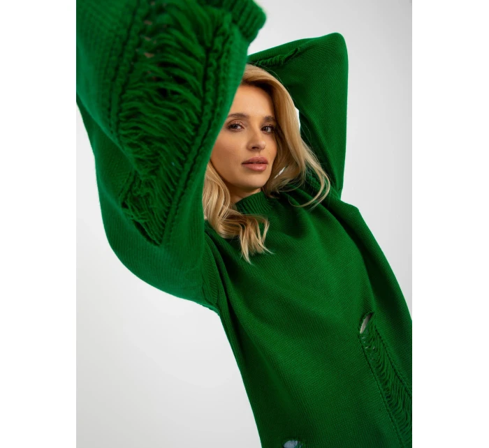 BA SW 8043 jumper.08X tmavo zelená BA SW 8043 jumper.08X tmavo zelená