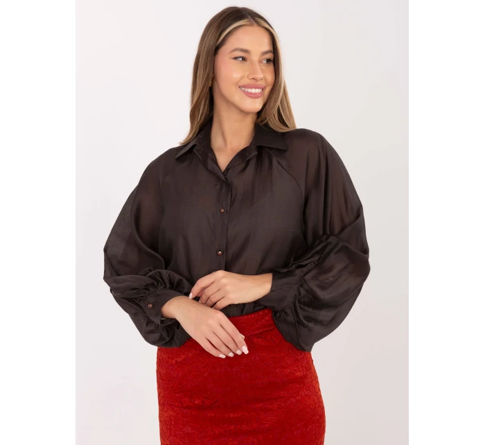 Košeľa IT KS 28979.63 tmavohnedá Košeľa IT KS 28979.63 tmavohnedá