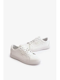 Pánske tenisky z eko kože Big Star Hi-Poly System White