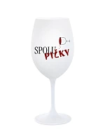 SPOLUPIČKY – biela poháre na víno 350 ml
