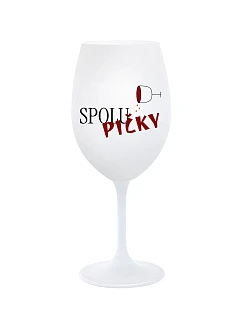 SPOLUPIČKY – biela poháre na víno 350 ml