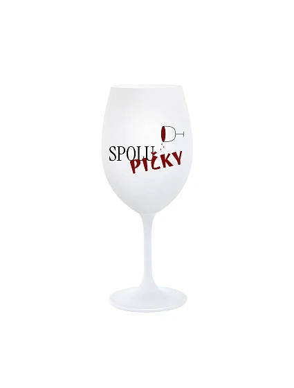 SPOLUPIČKY – biela poháre na víno 350 ml