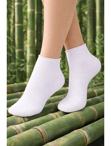 Obyčejné ponožky 11-15 let bambusové