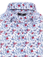 Pánské bílé tričko s krátkým rukávem Dstreet model 21969090 - FashionStreet