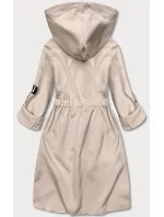 Tenký asymetrický dámsky kakaový prehoz (B8117-12)